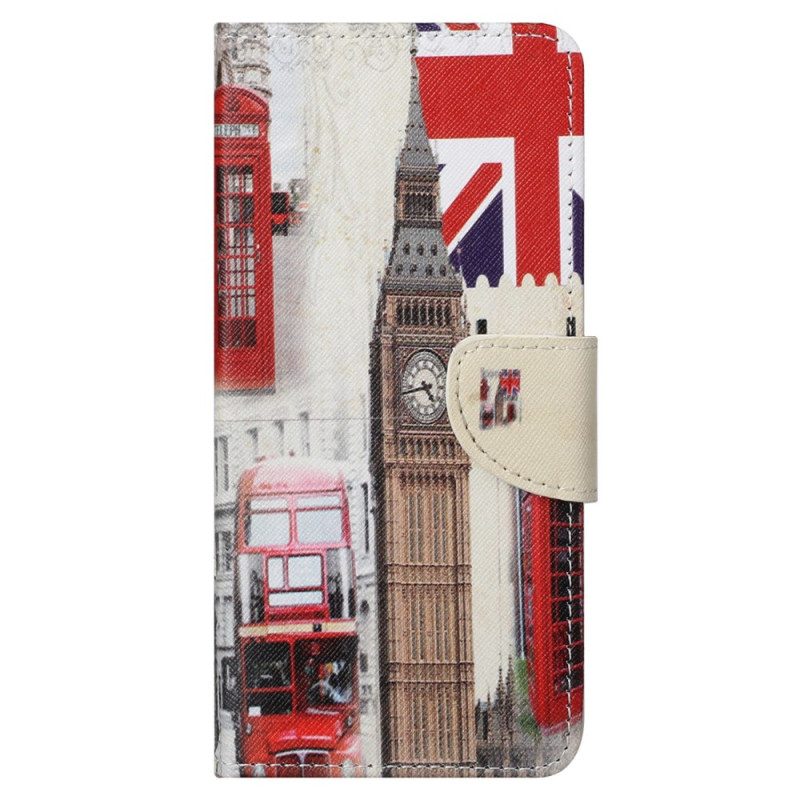 Folio-hoesje voor Samsung Galaxy S23 Ultra 5G Londen