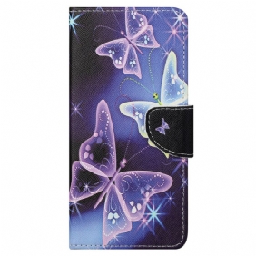 Folio-hoesje voor Samsung Galaxy S23 Ultra 5G Sublieme Vlinders