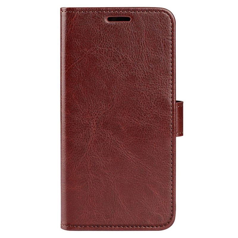 Folio-hoesje voor Samsung Galaxy S23 Ultra 5G Vintage Leereffect