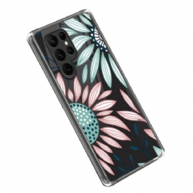 Hoesje voor Samsung Galaxy S23 Ultra 5G Bloemen