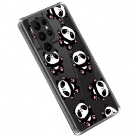 Hoesje voor Samsung Galaxy S23 Ultra 5G Meerdere Panda's