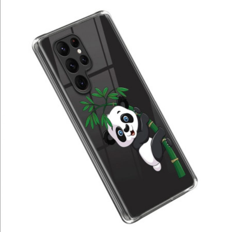 Hoesje voor Samsung Galaxy S23 Ultra 5G Panda Bamboe