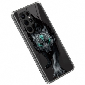 Hoesje voor Samsung Galaxy S23 Ultra 5G Trotse Wolf