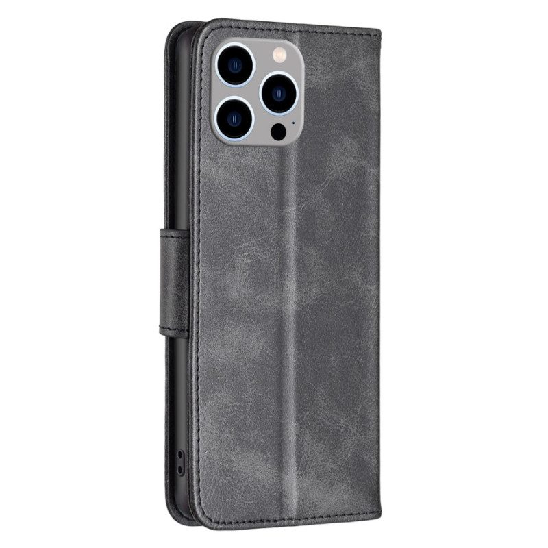 Folio-hoesje voor iPhone 14 Pro Max Schuine Sluiting