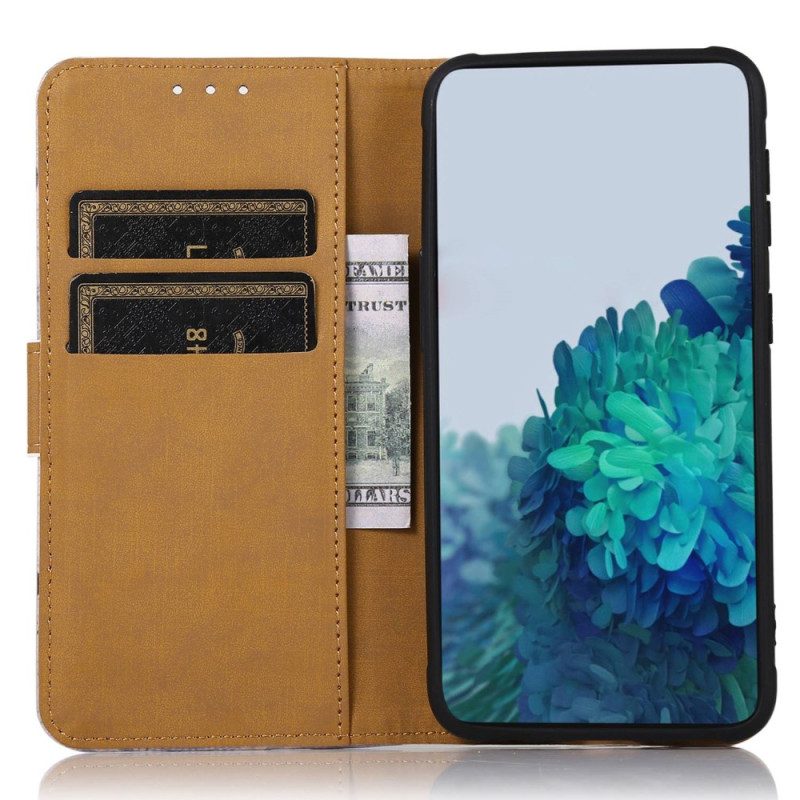 Folio-hoesje voor iPhone 14 Pro Max Woeste Tijger