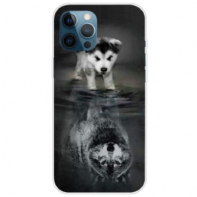 Hoesje voor iPhone 14 Pro Max Declinatie Wolf