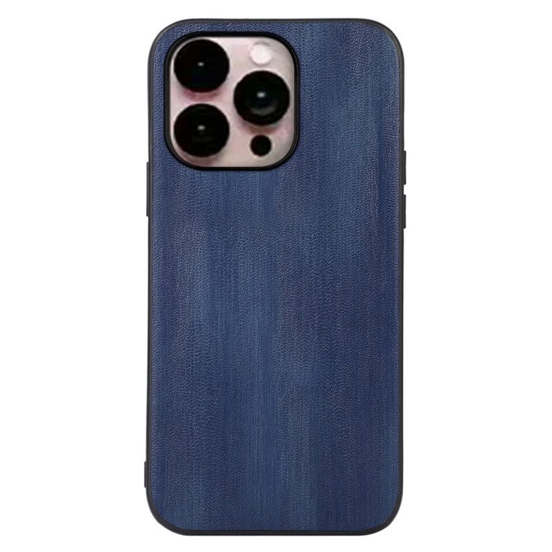 Hoesje voor iPhone 14 Pro Max Leer Textuur