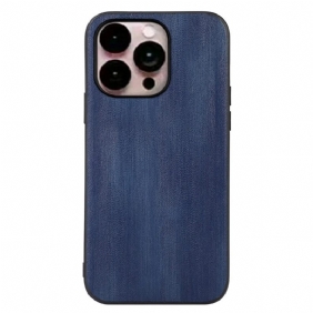 Hoesje voor iPhone 14 Pro Max Leer Textuur