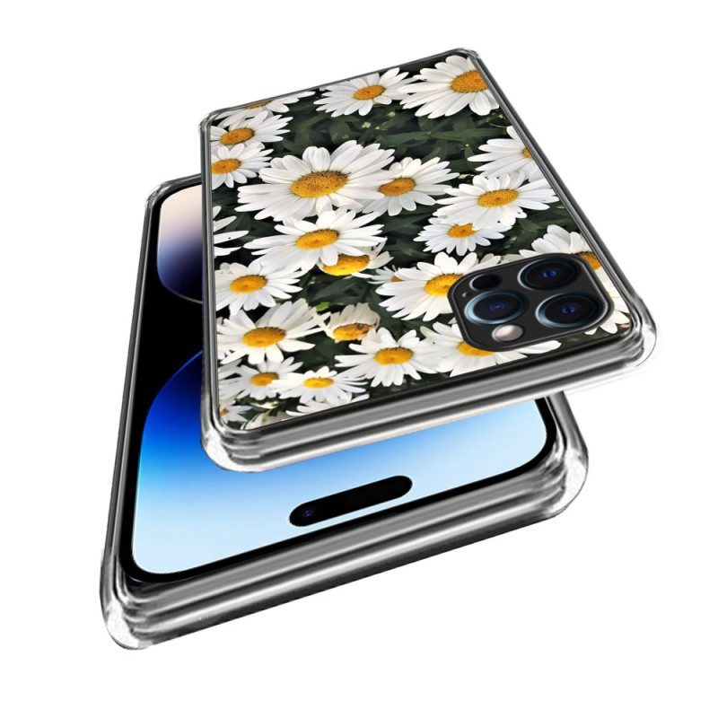 Hoesje voor iPhone 14 Pro Max Madeliefje