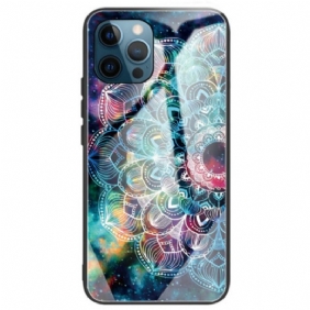 Hoesje voor iPhone 14 Pro Max Mandala Gehard Glas