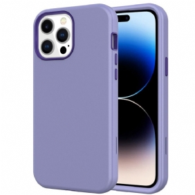 Hoesje voor iPhone 14 Pro Max Matte Afwerking Hybride