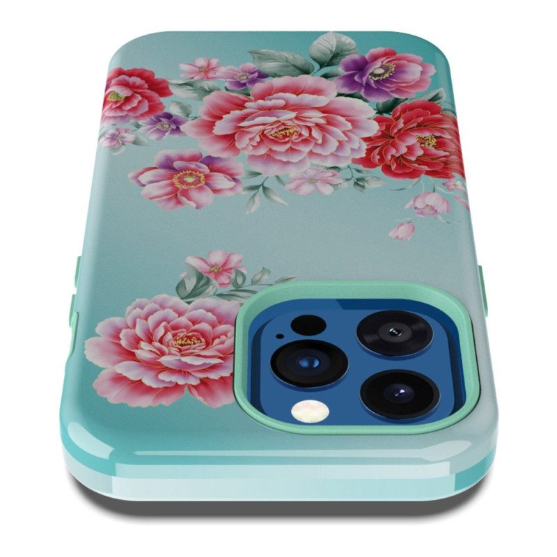 Hoesje voor iPhone 14 Pro Max Vintage Bloemen