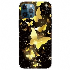 Hoesje voor iPhone 14 Pro Max Vlinders Variaties