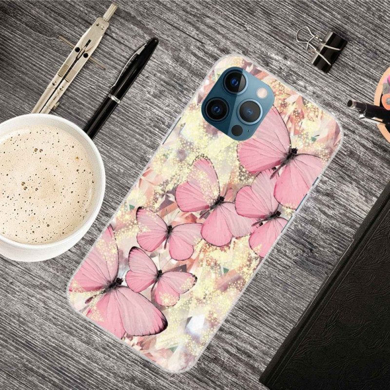 Hoesje voor iPhone 14 Pro Max Vlinders Variaties