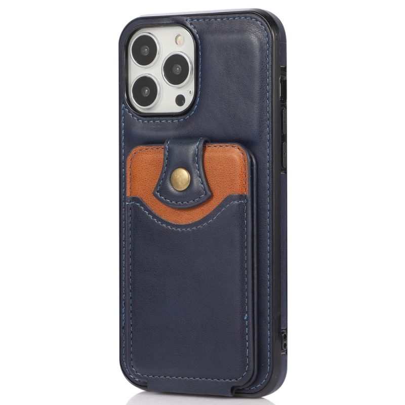 Telefoonhoesje voor iPhone 14 Pro Max Folio-hoesje Opvouwbare Kaarthouder