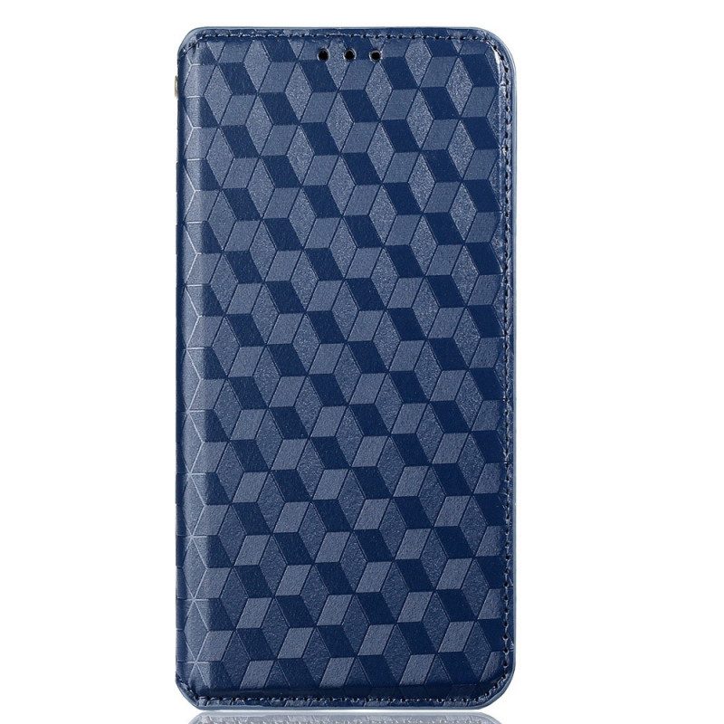 Bescherming Hoesje voor Sony Xperia 10 IV Folio-hoesje 3d Kubussen