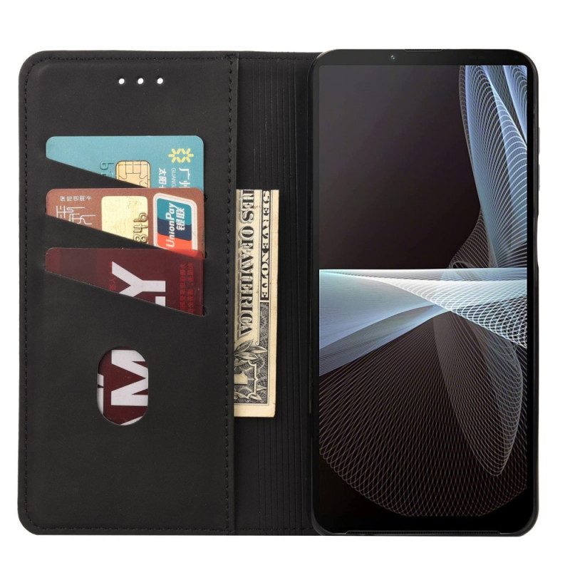 Bescherming Hoesje voor Sony Xperia 10 IV Folio-hoesje Twee Toon