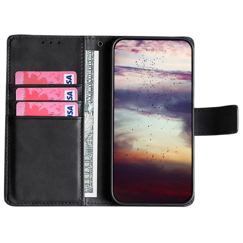 Folio-hoesje voor Sony Xperia 10 IV Krokodillenhuidstijl