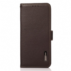 Folio-hoesje voor Sony Xperia 10 IV Lychee Leer Khazneh Rfid