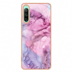 Hoesje voor Sony Xperia 10 IV Marmer