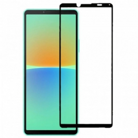 Sony Xperia 10 Iv Screenprotector Van Gehard Glas Met Zwarte Rand