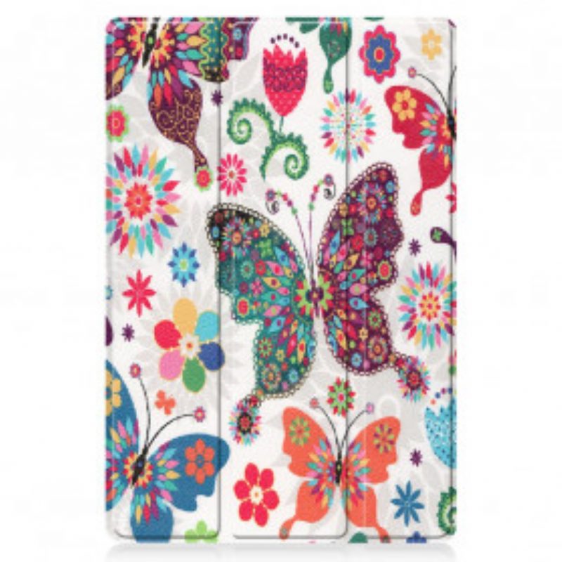 Bescherming Hoesje voor Huawei MatePad 11 (2021) Retro Vlinders En Bloemen