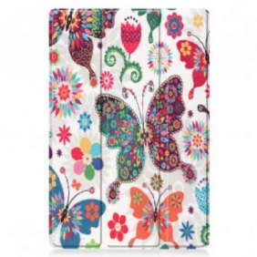 Bescherming Hoesje voor Huawei MatePad 11 (2021) Retro Vlinders En Bloemen