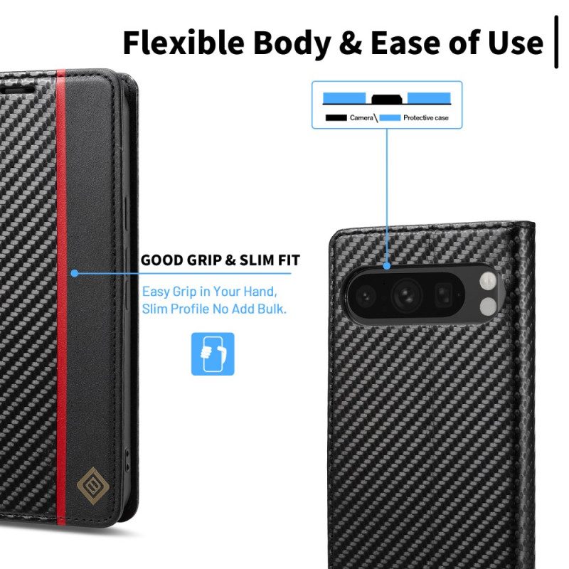 Flip Case Leren Google Pixel 9 Pro Lc.imeeke