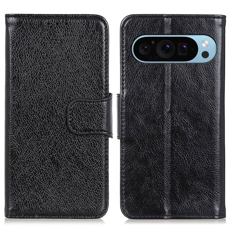 Leren Hoesje Google Pixel 9 Pro Nappaleer-design Bescherming Hoesje