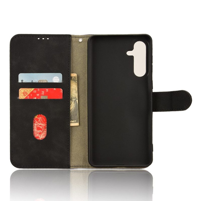 Cover Samsung Galaxy M55 5g Suède Stijl