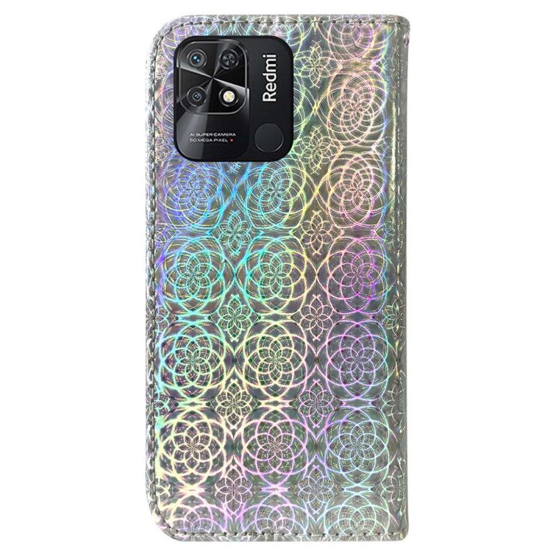 Flip Case voor Xiaomi Redmi 10C Disco-stijl