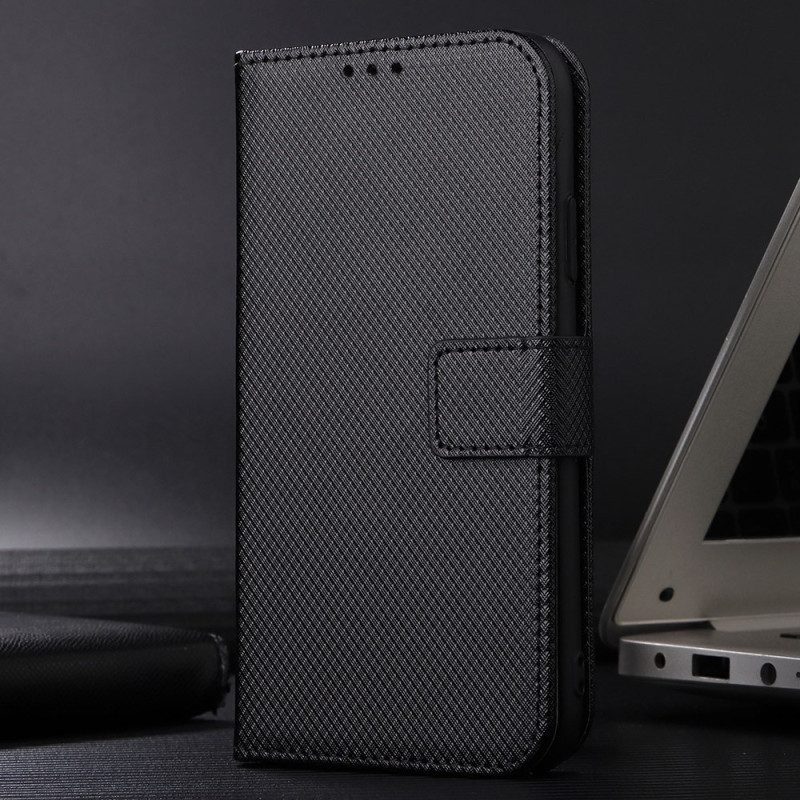 Flip Case voor Xiaomi Redmi 10C Met Ketting Stijlvol Imitatieleer Met Bandjes