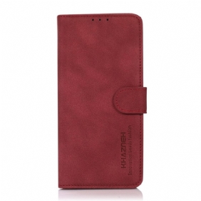 Folio-hoesje voor Xiaomi Redmi 10C Khazneh Modieus Leereffect