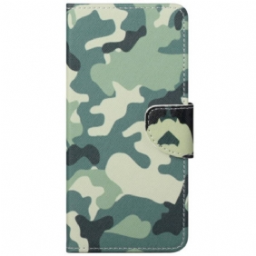 Folio-hoesje voor Xiaomi Redmi 10C Militaire Camouflage