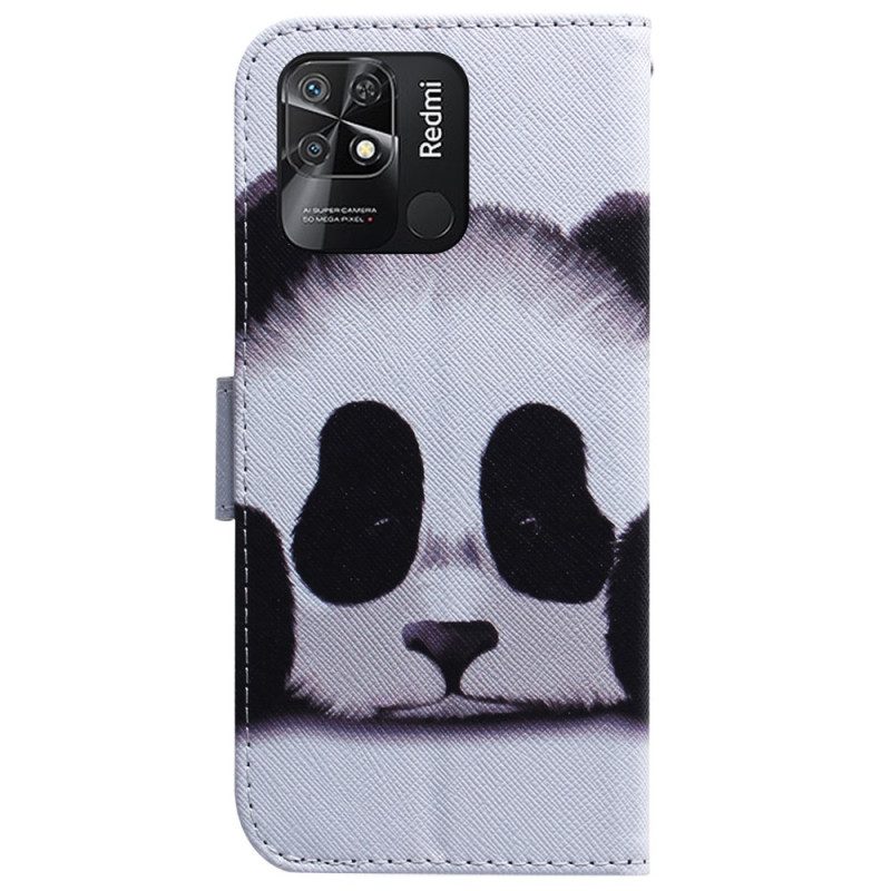 Folio-hoesje voor Xiaomi Redmi 10C Panda