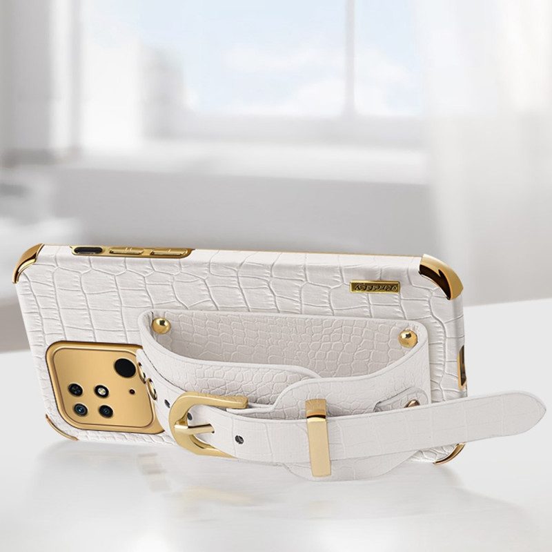 Hoesje voor Xiaomi Redmi 10C Croco Band