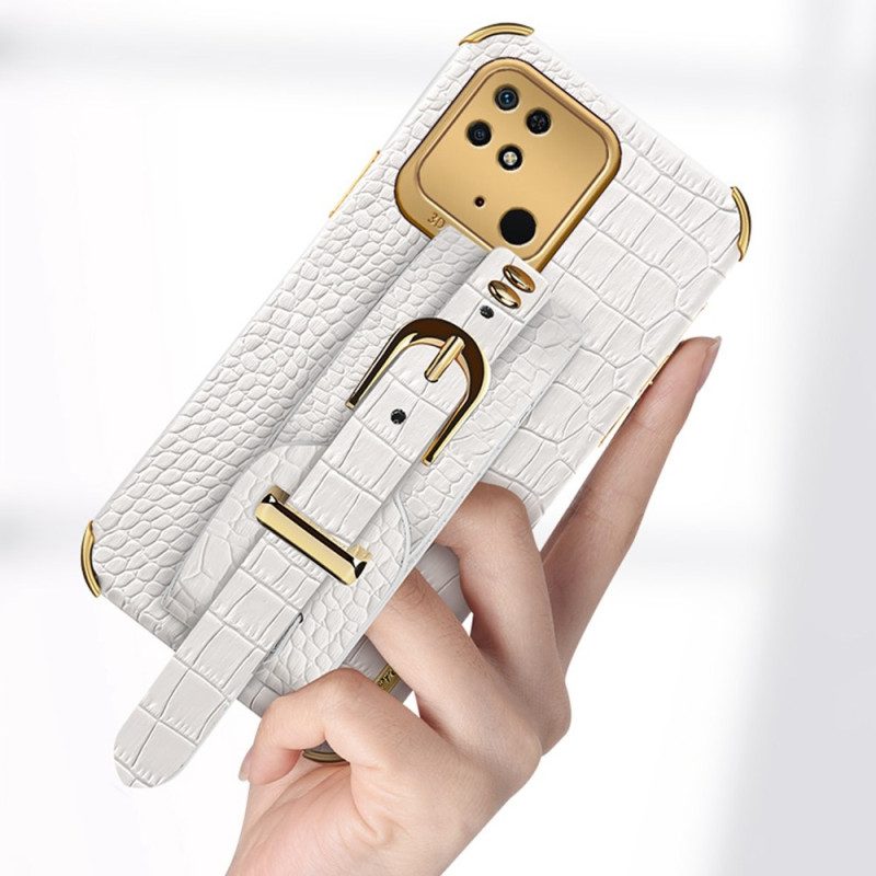 Hoesje voor Xiaomi Redmi 10C Croco Band