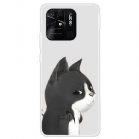 Hoesje voor Xiaomi Redmi 10C Duivelse Kat