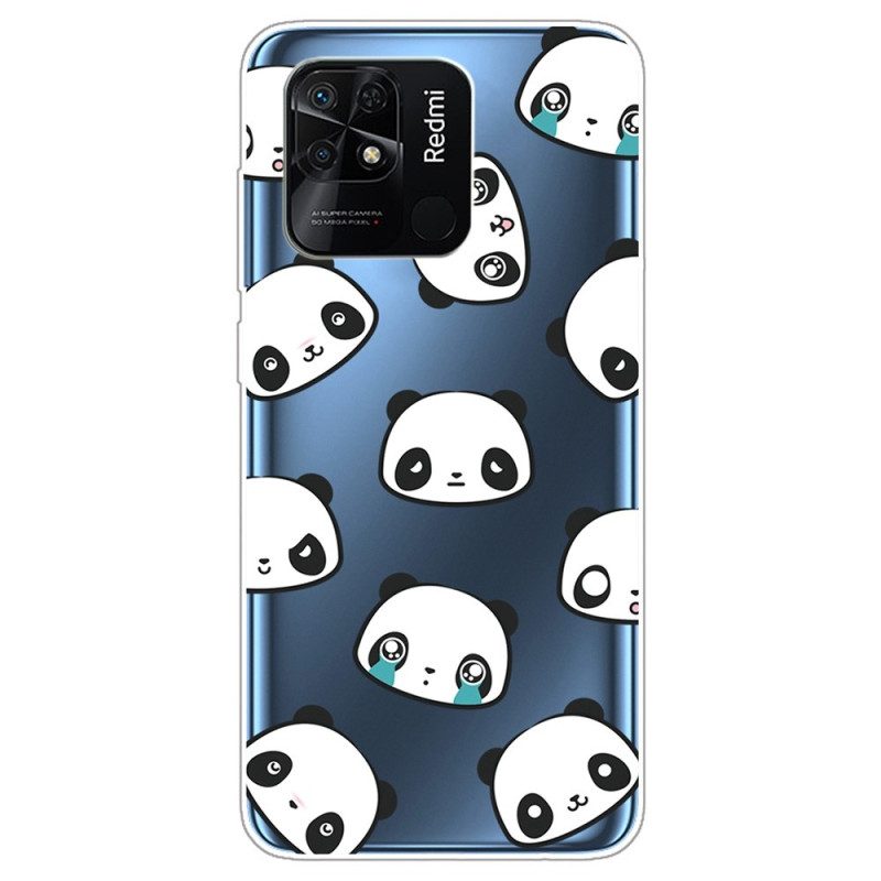 Hoesje voor Xiaomi Redmi 10C Kleine Panda's