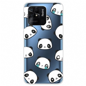 Hoesje voor Xiaomi Redmi 10C Kleine Panda's