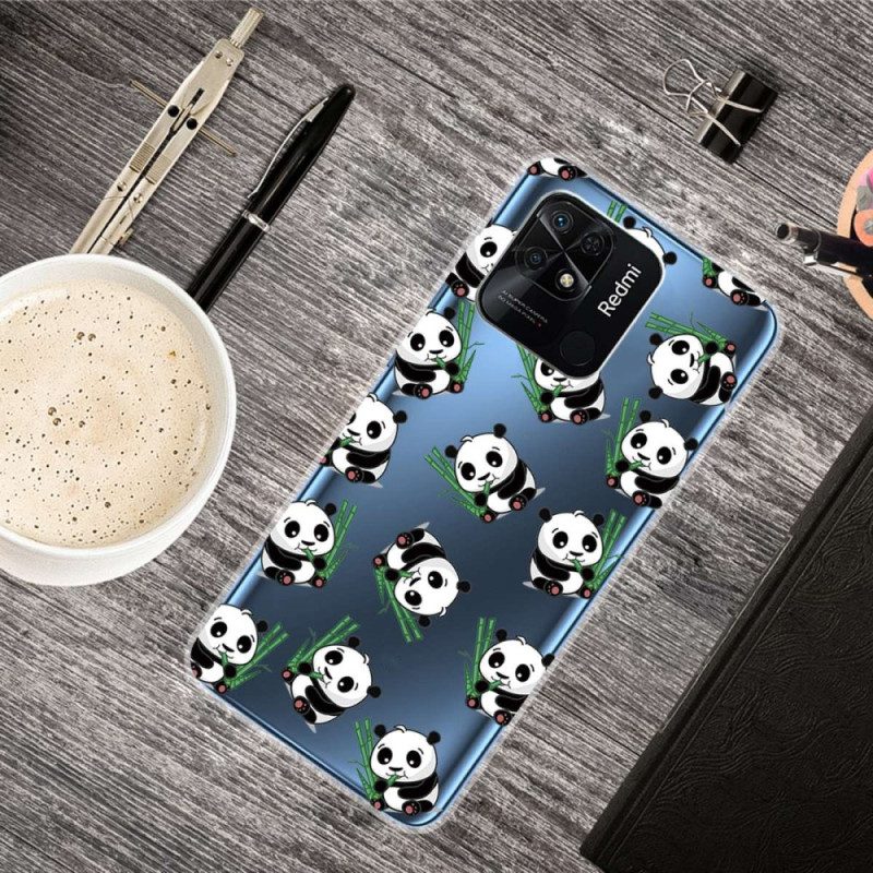 Hoesje voor Xiaomi Redmi 10C Kleine Panda's