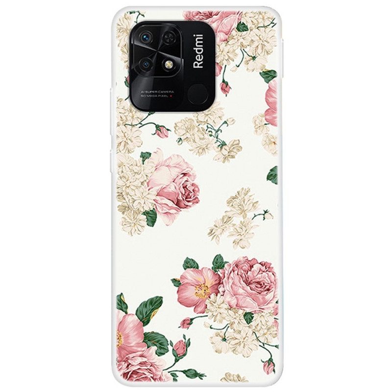 Hoesje voor Xiaomi Redmi 10C Mooie Bloemen