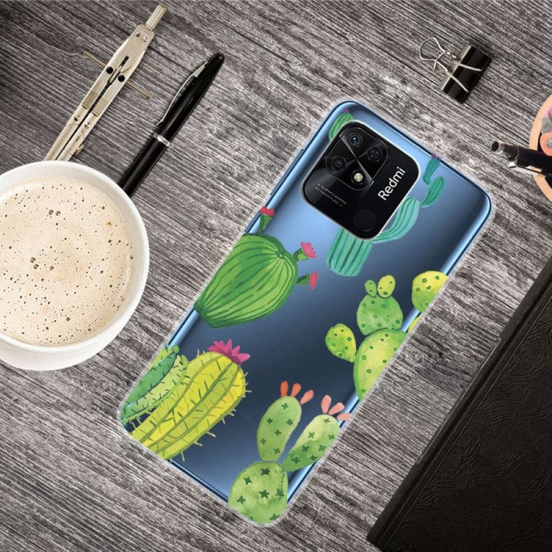 Hoesje voor Xiaomi Redmi 10C Naadloze Cactus