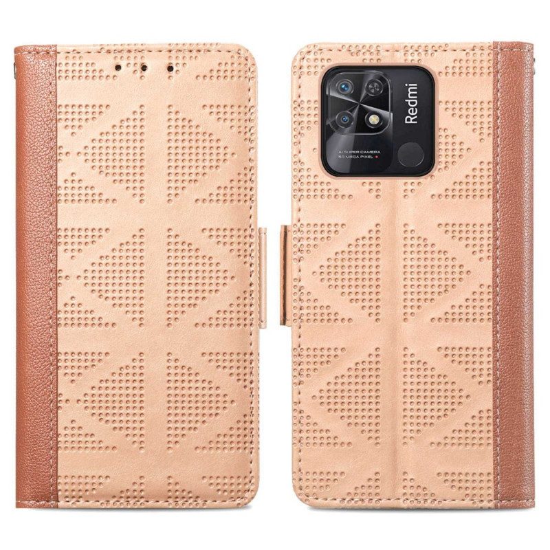 Leren Hoesje voor Xiaomi Redmi 10C Stijlvol