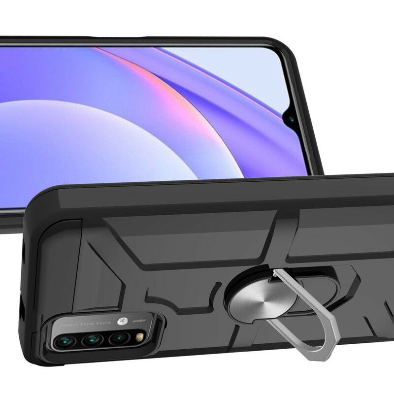 Hoesje voor Xiaomi Redmi 9T Metalen Steunring