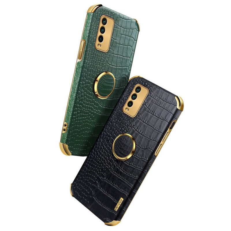 Hoesje voor Xiaomi Redmi 9T X-case Krokodillenleer-effect