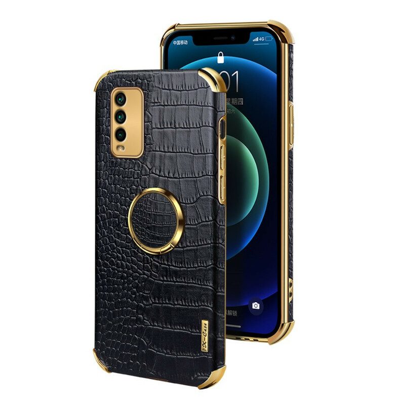 Hoesje voor Xiaomi Redmi 9T X-case Krokodillenleer-effect