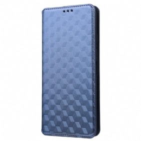 Bescherming Hoesje voor Vivo Y35 Folio-hoesje 3d Textuur