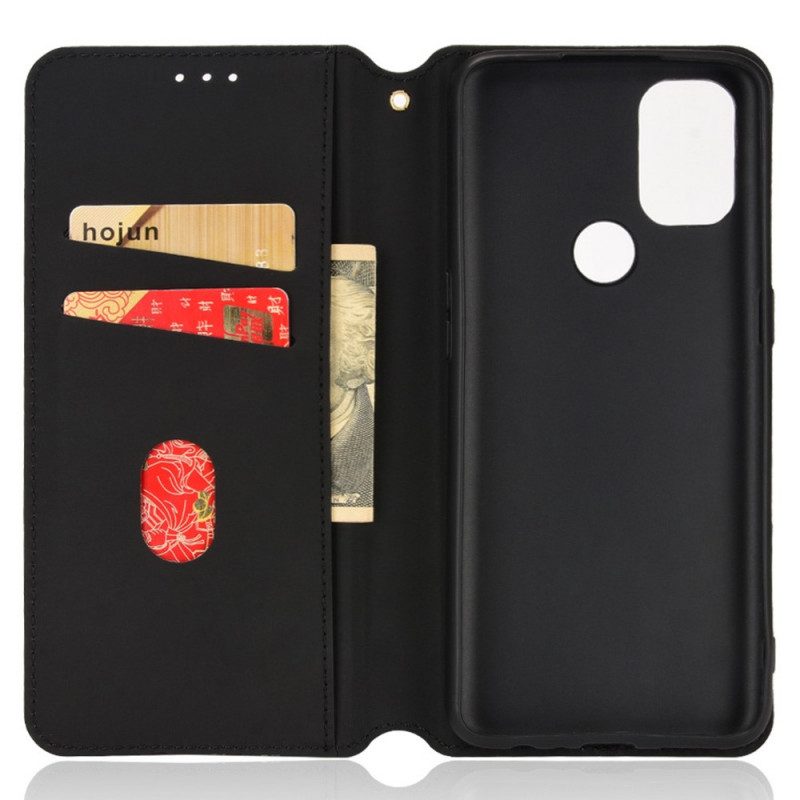 Bescherming Hoesje voor OnePlus Nord N10 Folio-hoesje Diamant Leereffect