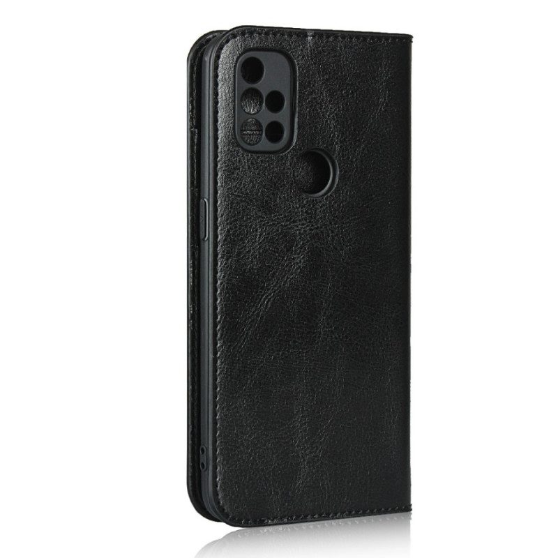 Bescherming Hoesje voor OnePlus Nord N10 Folio-hoesje Echt Leer